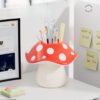 Cute Mushroom Desk Organizer Pen Holder