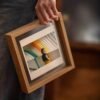 Wooden Floating Photo Frame – Double Acrylic Display