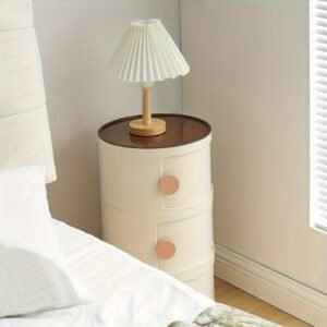 Storage Cabinet Floor Bedside Table Multi-Layer Organizer Suitable for Bedroom