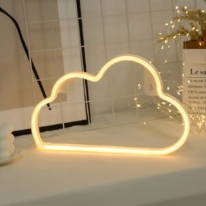 1pc Cloud Neon Sign warm white