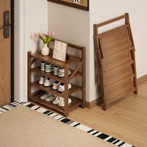 1pc Foldable Shoe Rack