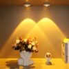 cc391964-6aa1-483e-846c-5733a92fa96b.jpg 1pc Creative White Hexagonal Cat's Eye Colorful Wall Lamp Sunset Red Projection Sunset Light