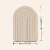 Romantic Striped Felt Bulletin Board