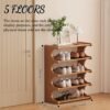 A Versatile Shoe Storage Cabinet for The Entrance 5 Floors